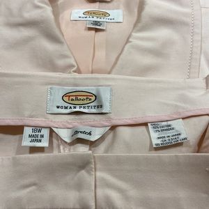 Talbots, size 18W petite, pale pink slacks
